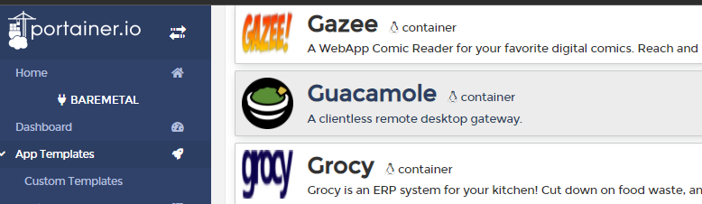 Guacamole App Template